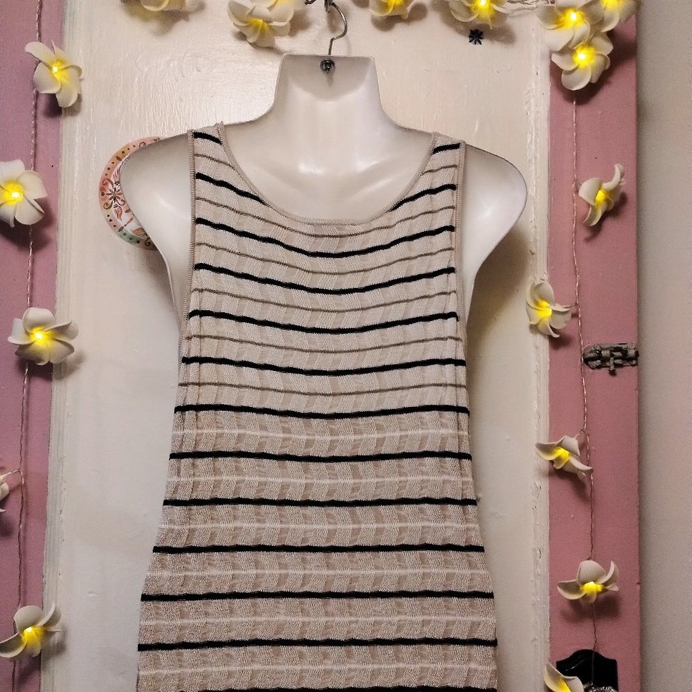 Ann Taylor Loft (L) Striped Knit Dress - Picture 2 of 5